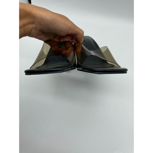 Superdown Jacey Heel Sandal in Black 8 Square Toe - Picture 6 of 9